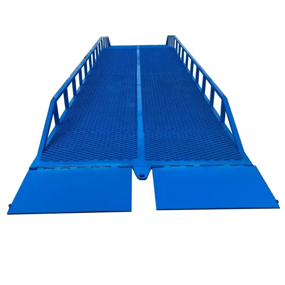 Loading bridge portable mobile hydraulic container  lift table loading ramp Boarding bridge dock ramp
