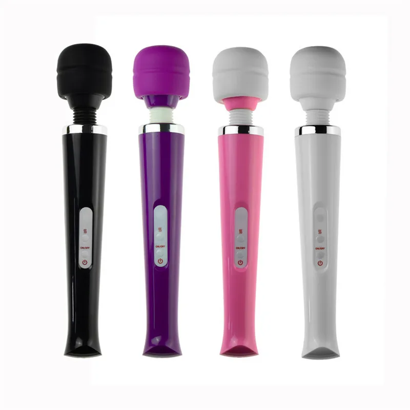 10 Modes Wired Big Headed Vibrating Body Massager Sex Toys AV vibrator magic wand For Woman