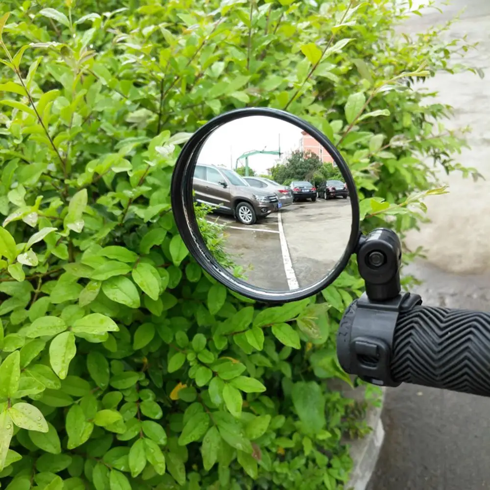 Cycling handlebar mirror rear view bicycle silicone handle rearview mirror bicycle rearview mirror