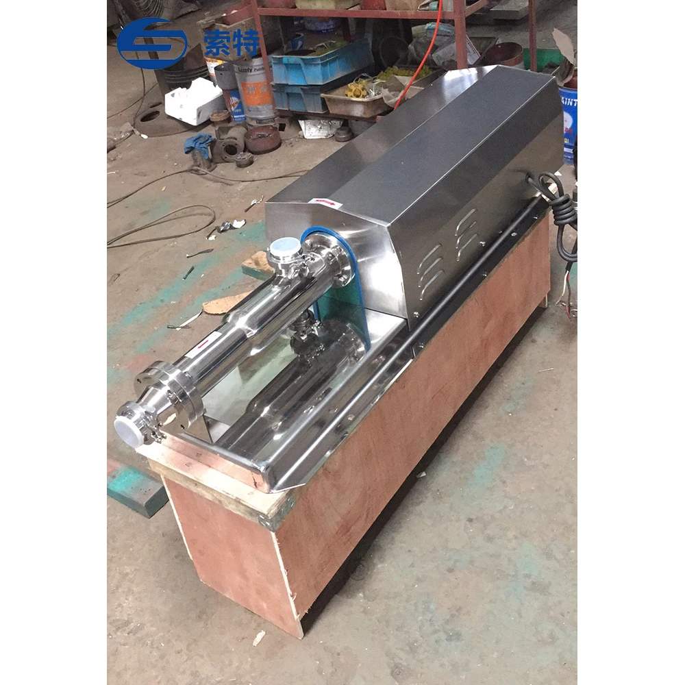 Constant Pressure Food Grade Screw Pumps Medium Non Destructive Conveying Screw Single Pump