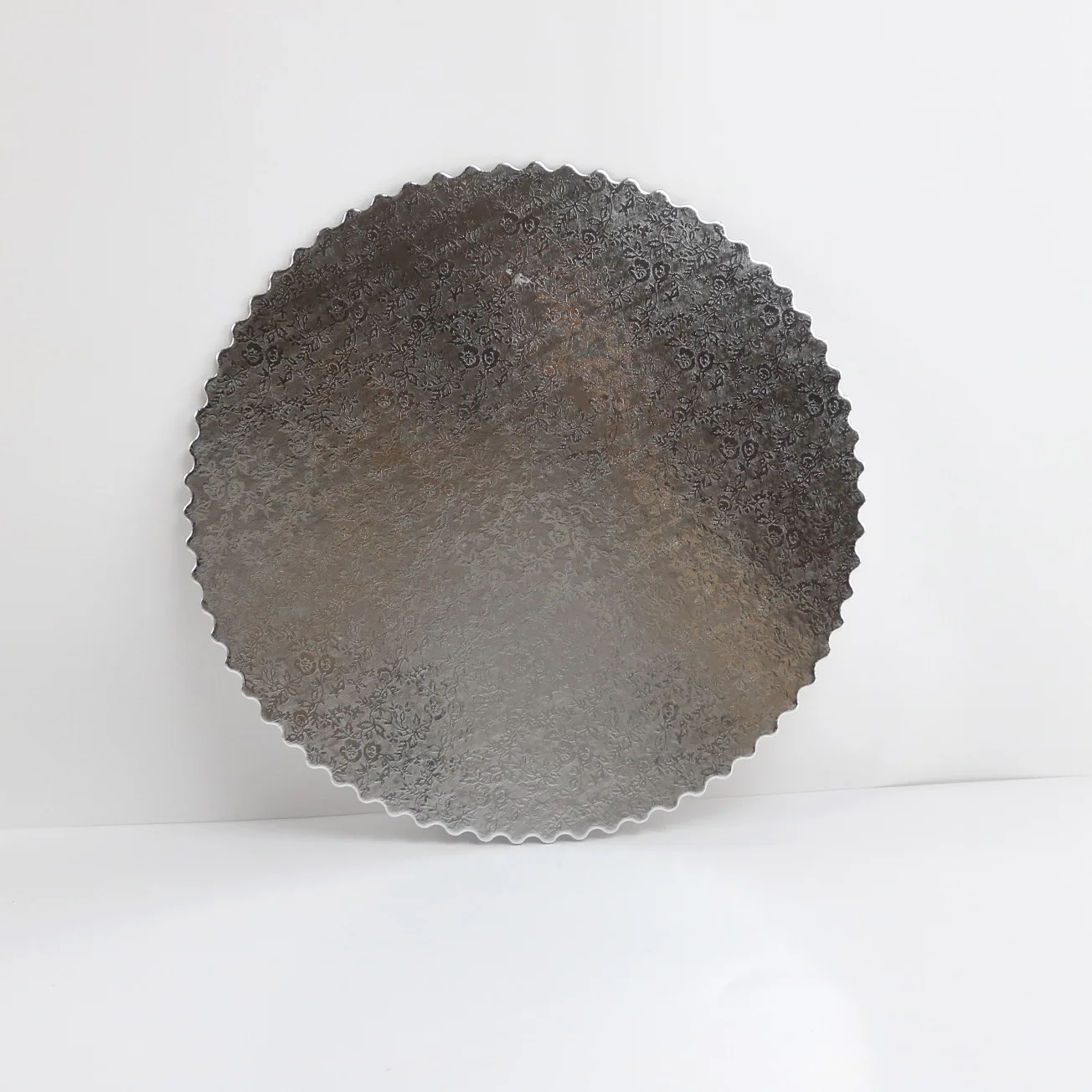 Gold foil board round glitter plate cake base round