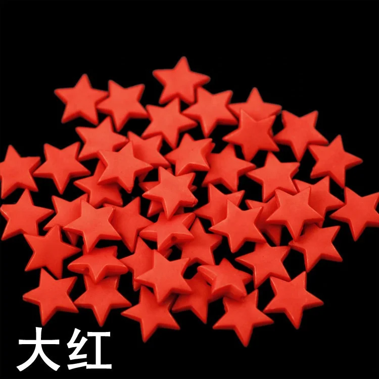 Звездный дизайн среднее отверстие простые Звездные бусины плоские милые для девочек повязки для волос аксессуары