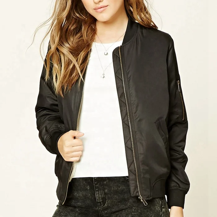Style Lady Jean Jacket Long Sleeve Woman Denim Jacket Women Clothing Black Quantity Custom Coat windbreaker