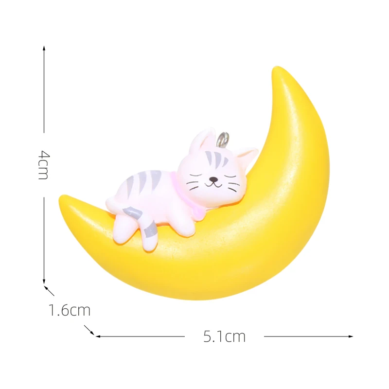 custom Aquarium floating pendant Moon bear rabbit cat dog pendant fish tank landscaping decoration