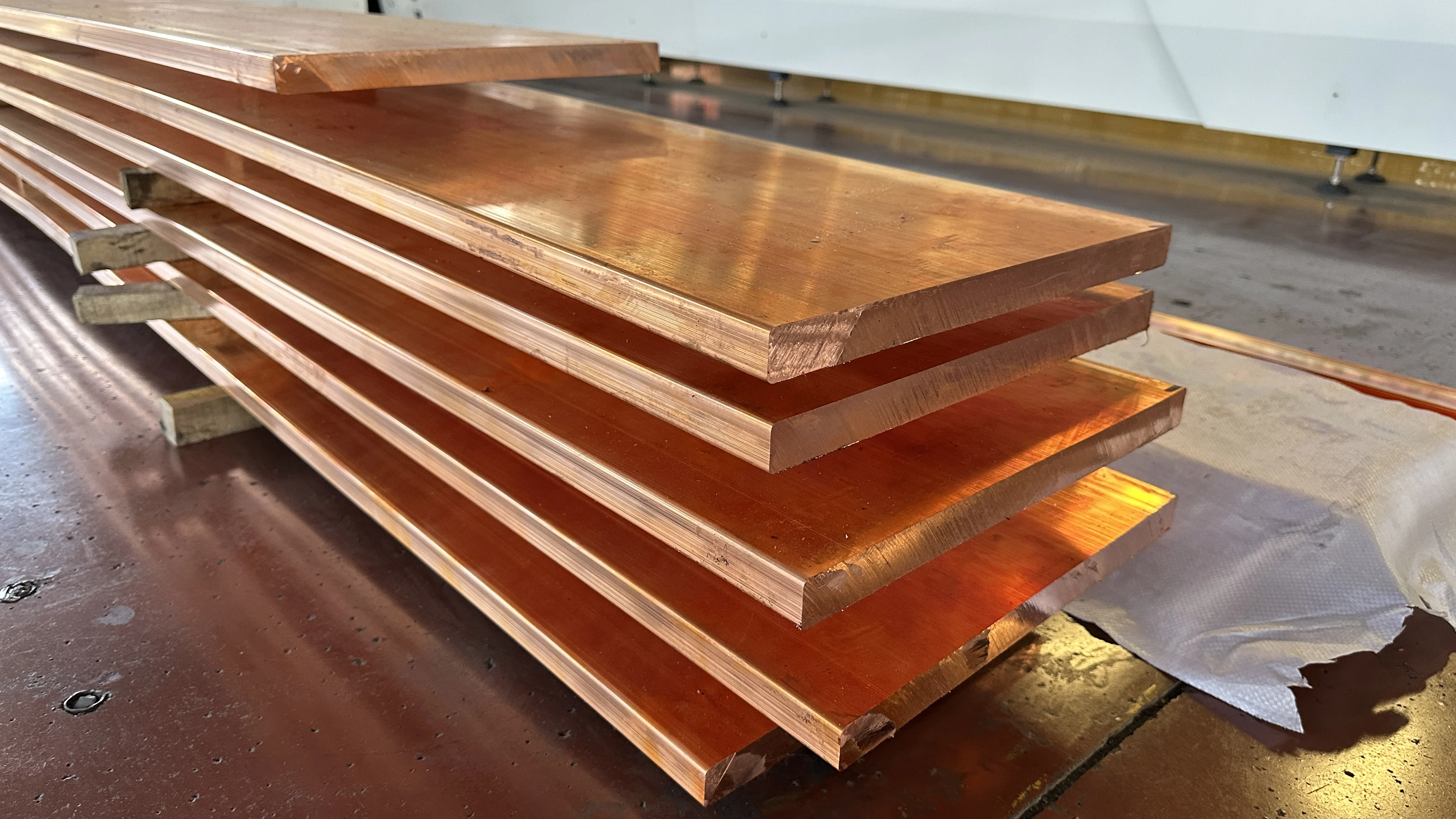 Popular Copper Product 3mm copper sheet H62 C28000 Brass Copper Plate Sheet