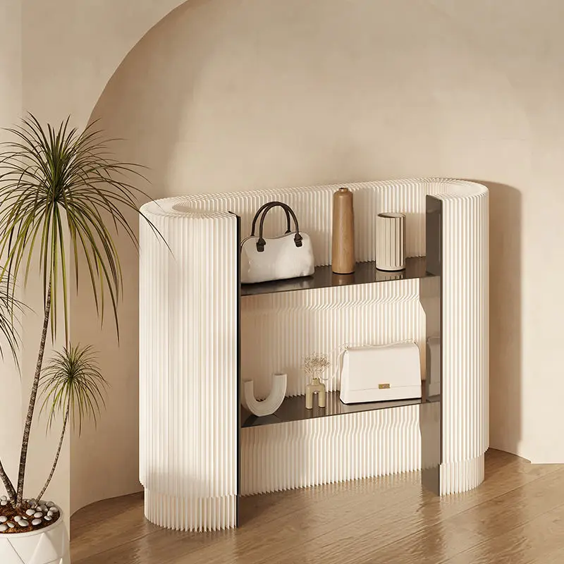 Durable Using small Reception Table display shelf Folding Portable display shelves stand racks for bags