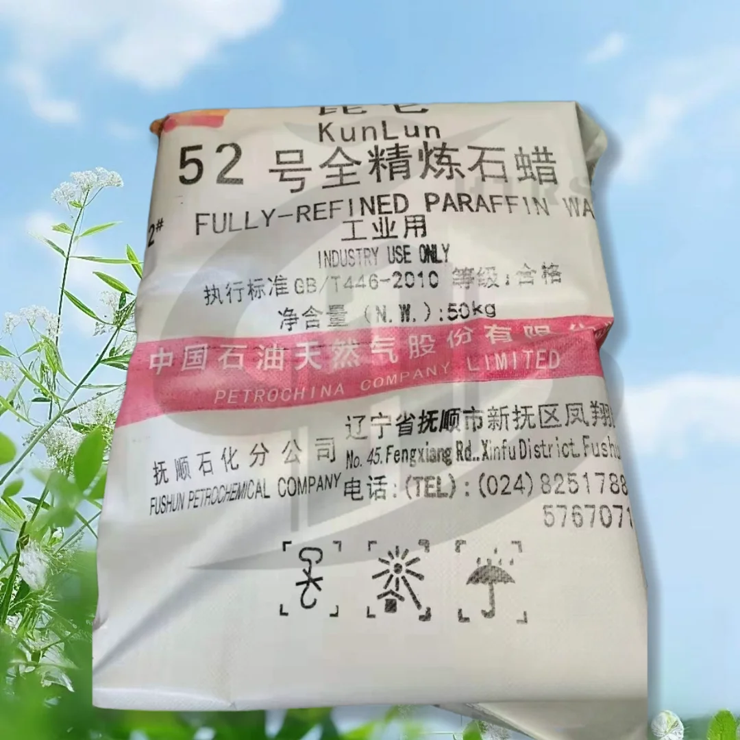 Candle Making Paraffin Wax 52 54 Kunlun Fully Refined paraffin wax for Scented Candle/PVC