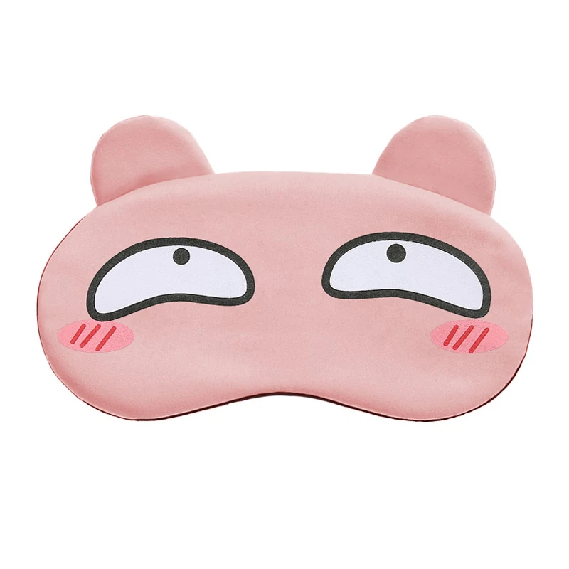 Wholesale Customized Summer Cool Relief Sleeping Blackout Eye Mask Cute Funny Sleeping Eye Mask Eye Health Supplies