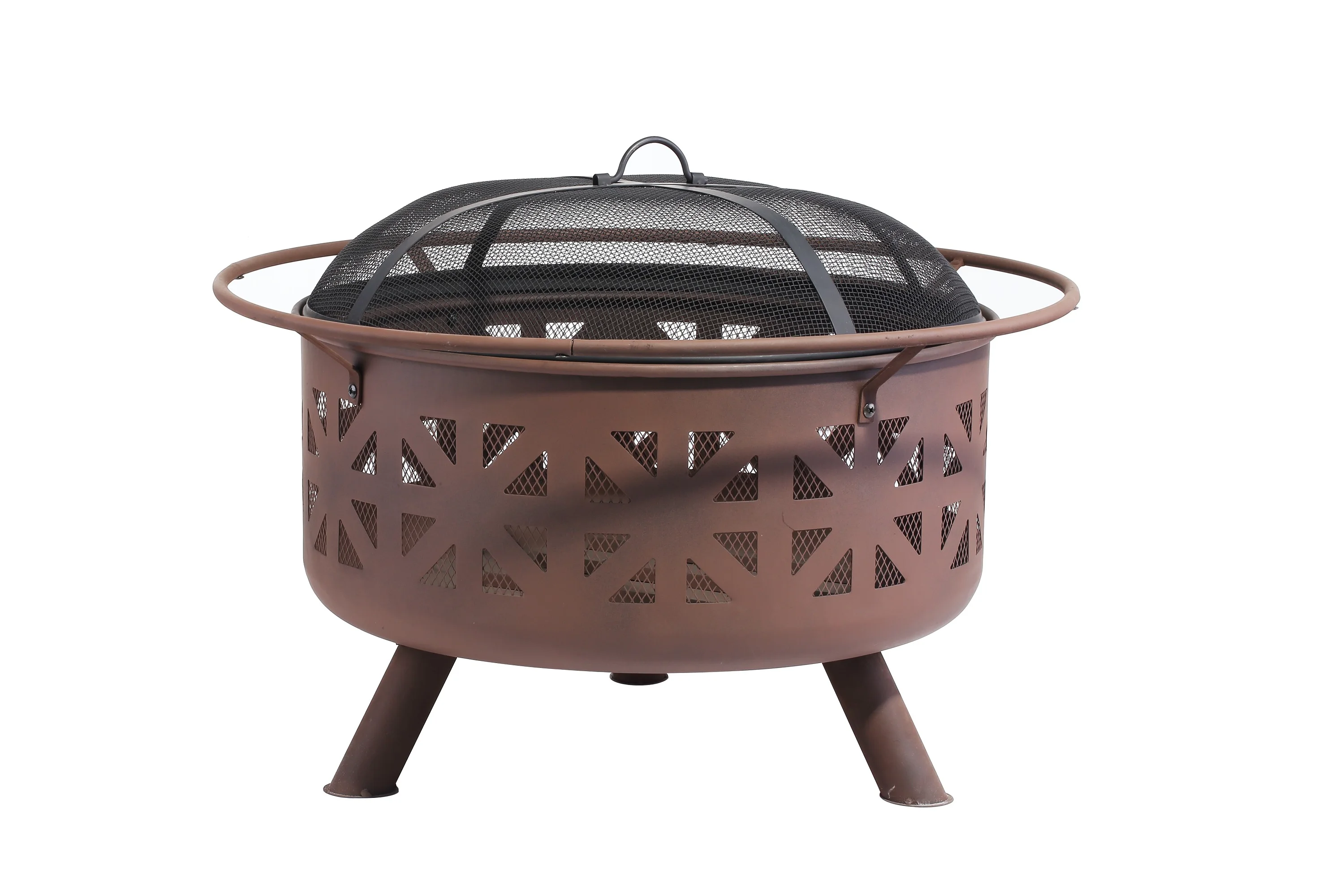 
Black Fire Pit Steel Patio Garden Heater Outdoor fire pit 