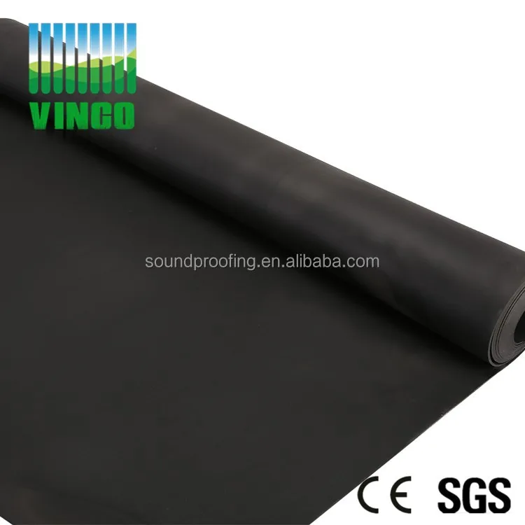 Soundproofing Rubber damper sheet with No smell eco friendly Sound deadening mat for cars