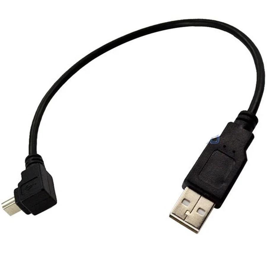 USB 2.0 A male plug to UP angled 90 degree Mini USB 5P 5Pin short Cable adapter