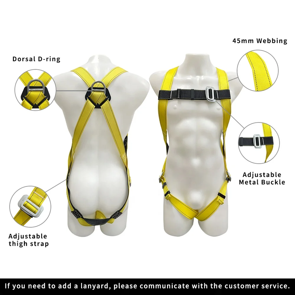 Wholesale PPE CE Fall Protection Adjustable Safety Harness Vertical Rope Rescue Rock Mountain Safety Climbing Harness Belt