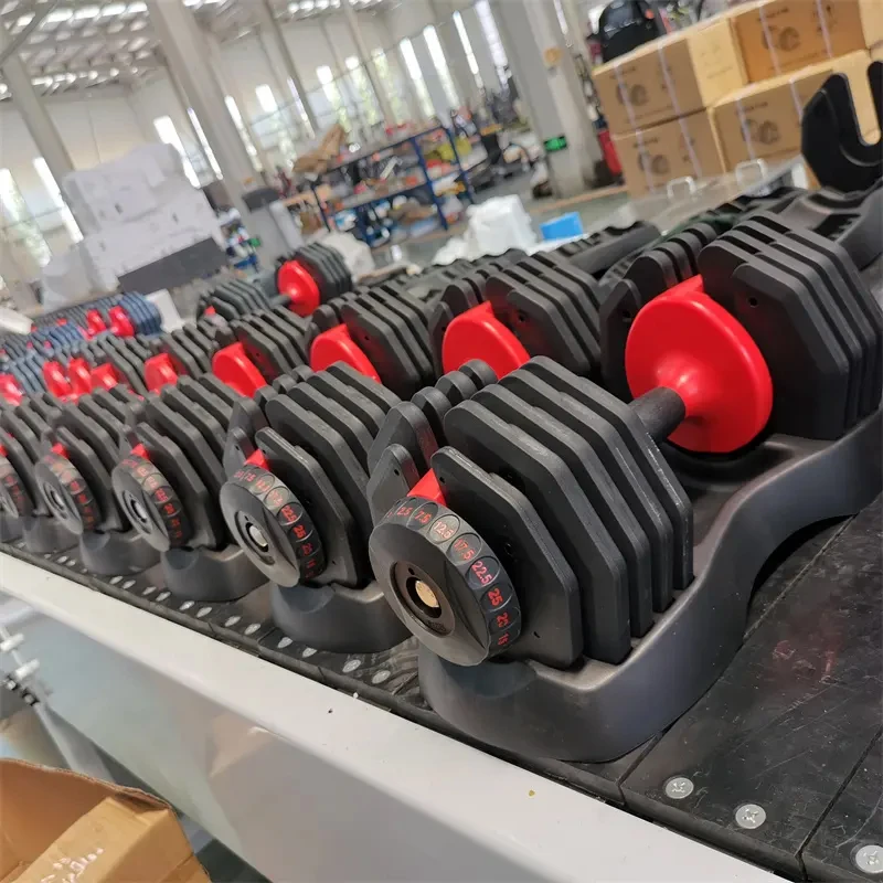 Body Building Colorful Custom Dumbbell Adjustable Fitness Equipment Gym Weights Set Adjustable Dumbbell Set