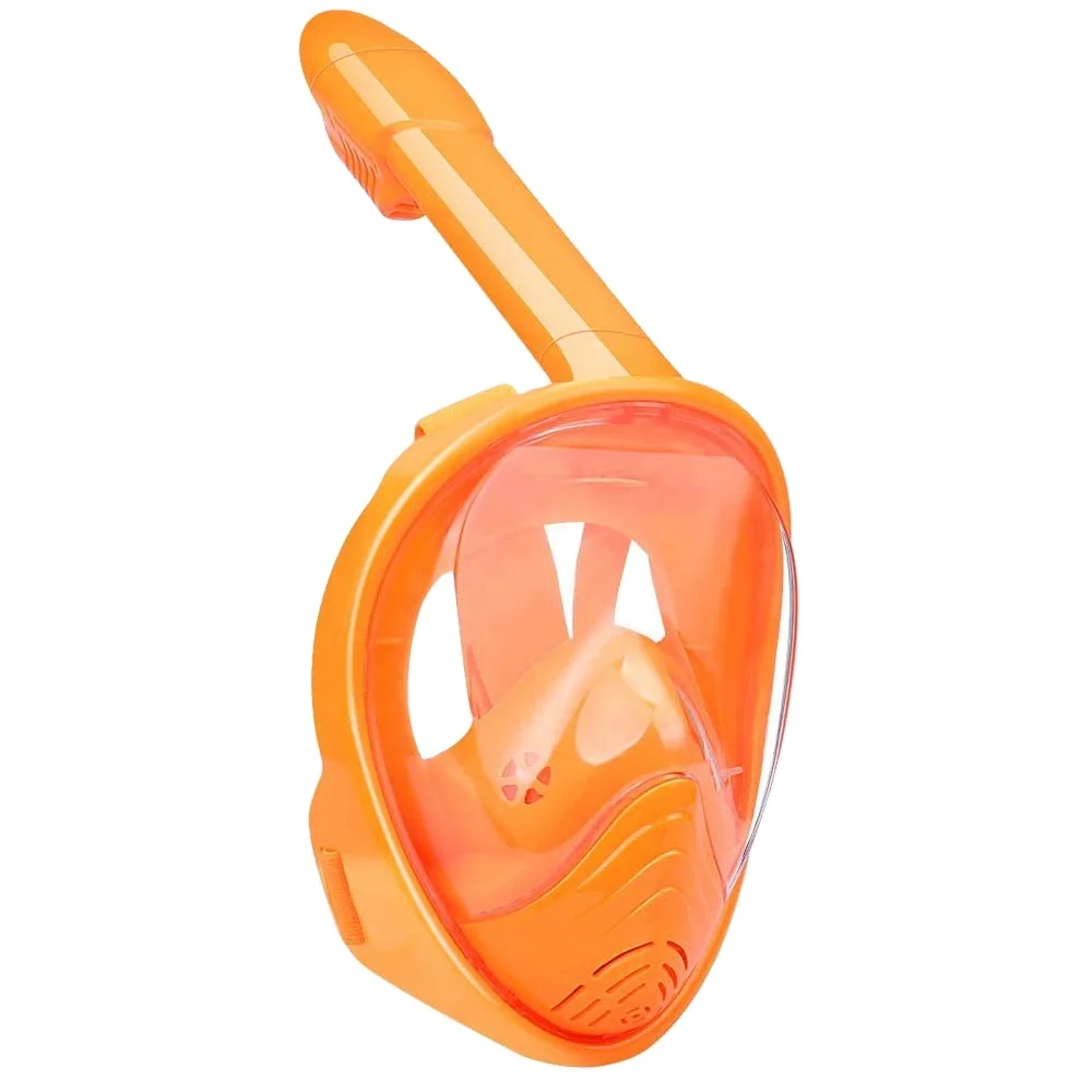 2021 Amazon Hot New Design Upgraded Breathing System Free Breath Diving Mask Kids Full Face Snorkel Mask