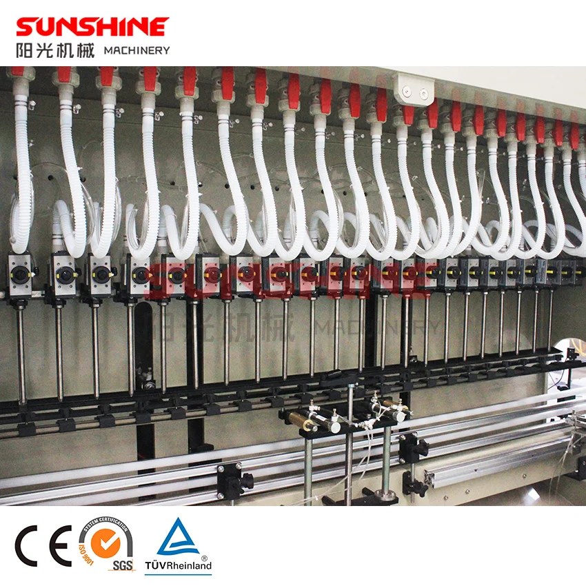 Fully Automatic Anti-corrosive bleach sulphuric acid liquid bottle filler filling machinery production line