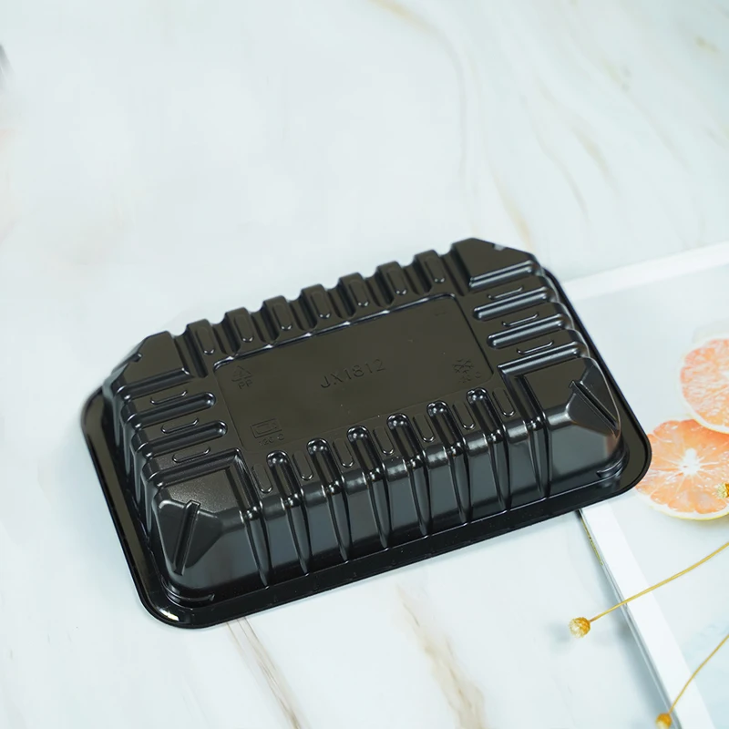 Customized Eco-Friendly Disposable PP Plastic Storage Container  Fresh Fruit Vegetables Meat Fish Food Grade tray