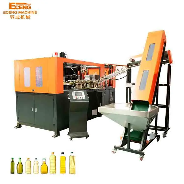 2 cavity wholesale customized stable automatic pet Salad oil bottle blowing servo-controlled blow molding machine