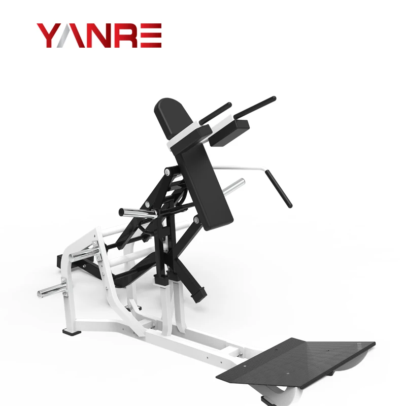 professional custom logo gimnasio musculation workout equipment gym fitness exercise machine leg Plate loaded V squat