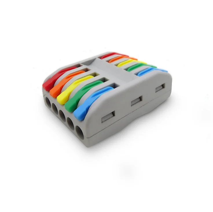 Pct-225 Красочные Водонепроницаемый коробка колпачкового провод для подключения 5 Pin многоразовые 32A высокие каблуки большой ток простота в эксплуатации Компактный сплайсинга