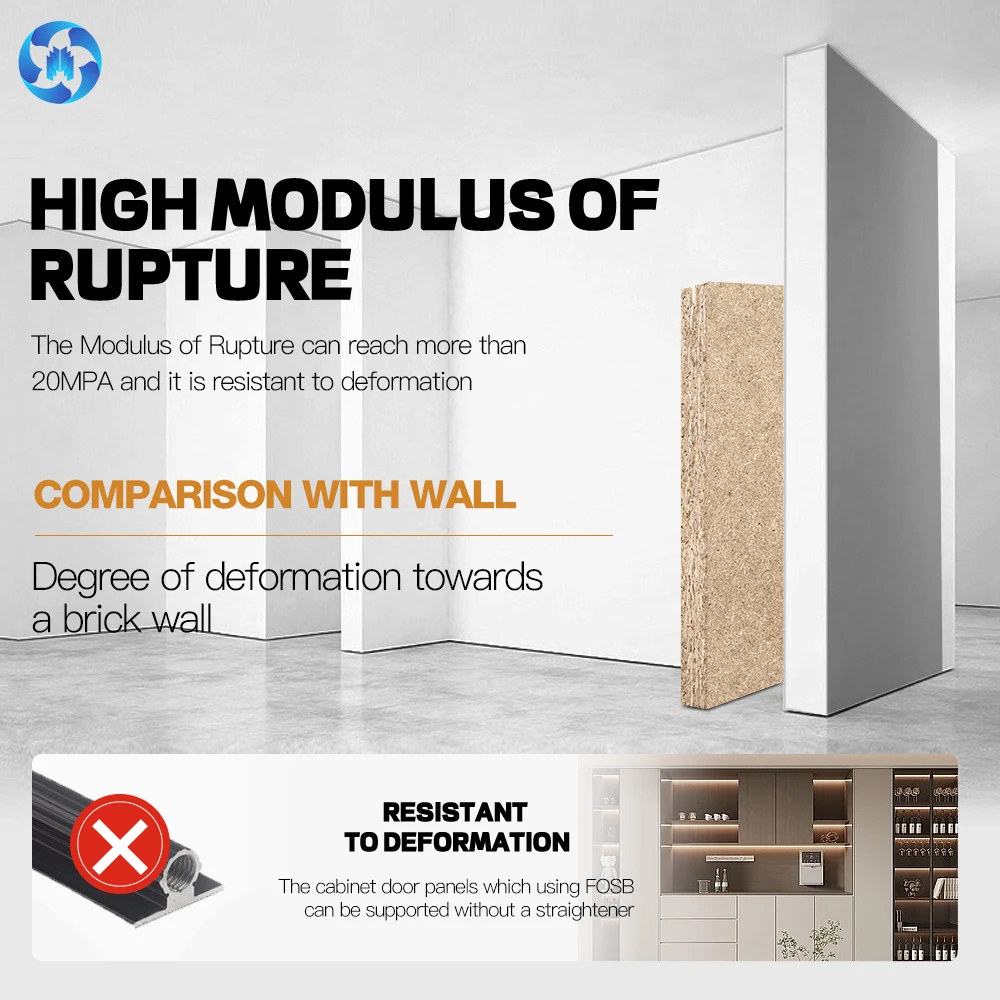 Topocean FOSB Panel 1250x2500 Flakeboards 18 mm OSB Wood Panels For Office Furniture/Wall Panel