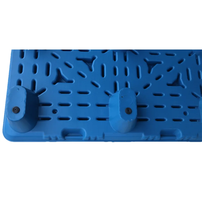 Wholesales Plastic Large Pallet Product 1200*1000*150mm Single Face 9 Feet 4 Way Entry Blow Molding Storage Plastic Pallets