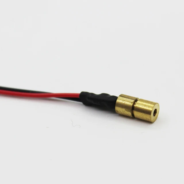 Red Dot Laser Diode Module 5mw 650nm Red Laser Cutting Point Brass Module