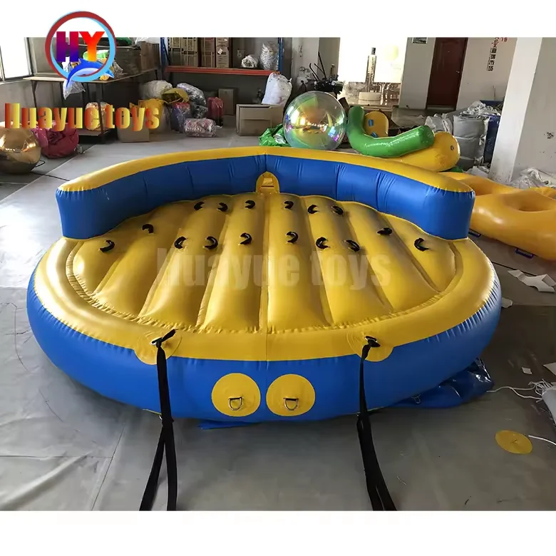HUAYUE  Best Price  Manufacturers Party Water Fun Toy Lounge Twister Toys High Speed Adults Kids Aqua Water Towable Banana Boat