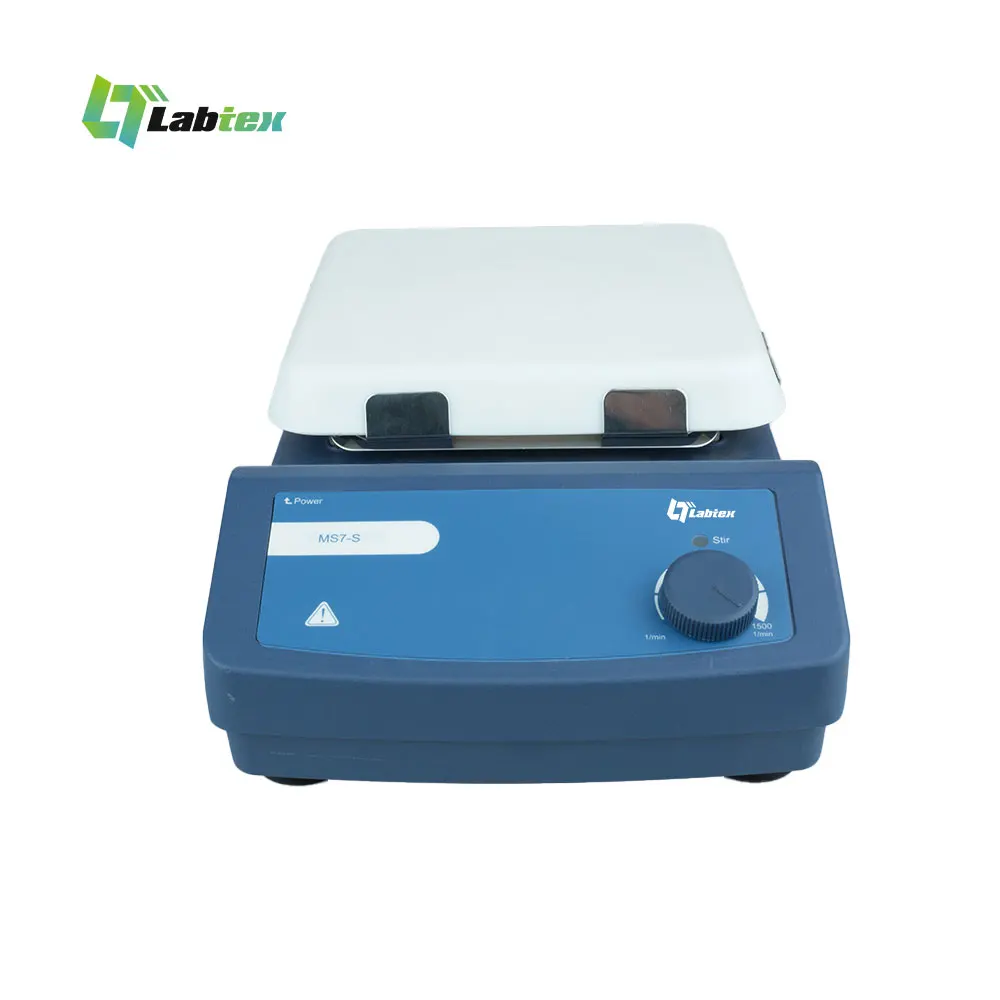 Labtex Double LED Digital heated Hotplate Magnetic Stirrer stainless steel with ceramic coated hotplate for laboratory