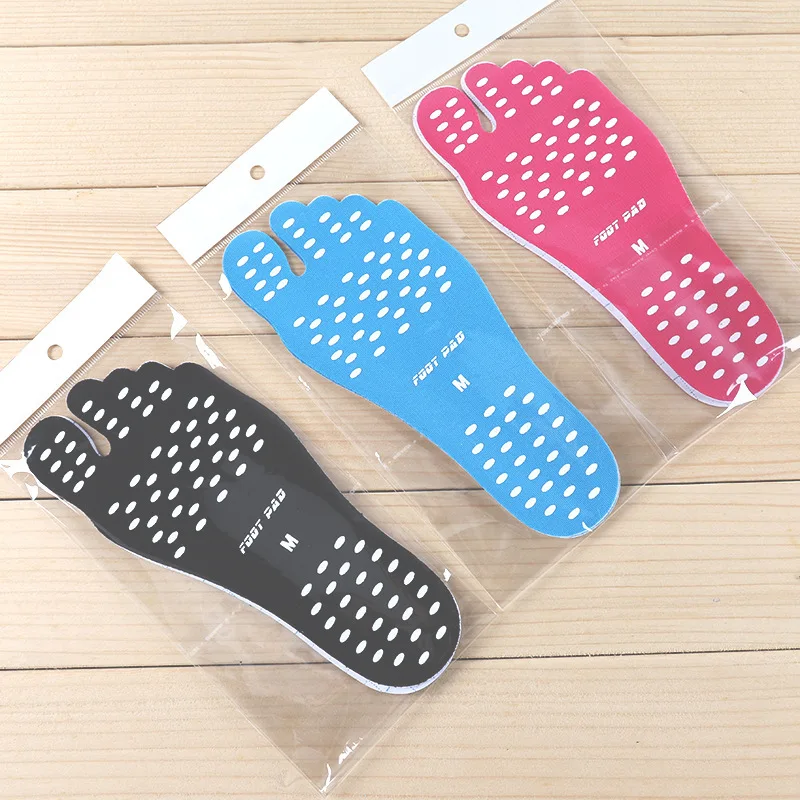 Beach invisible non-slip insole sole sticker summer invisible shoe stickers cut-proof anti-slip heat-proof waterproof foot pads