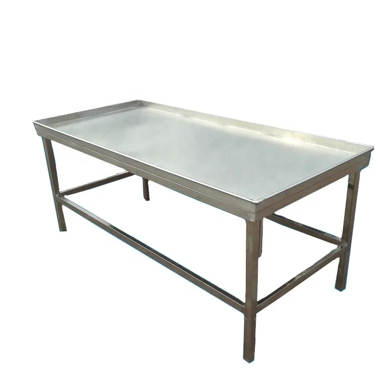 pig cattle  sheep slaughterhouse  Carcass cutting  304 stainless steel table