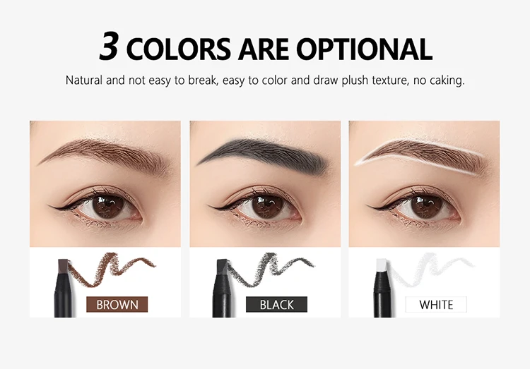 Naturaless pencil eyebrow brush factory price eyebrow pencil brow pencil private label eyebrow