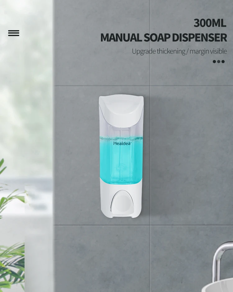 Heaidea Household 300ml hotel liquid soap dispensers kitchen soap dispenser