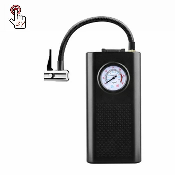 Mini Electric Tire Pump with LED Light and Pressure Gauge Designed for Easy and Quick Inflation of Car Bicycle Tires