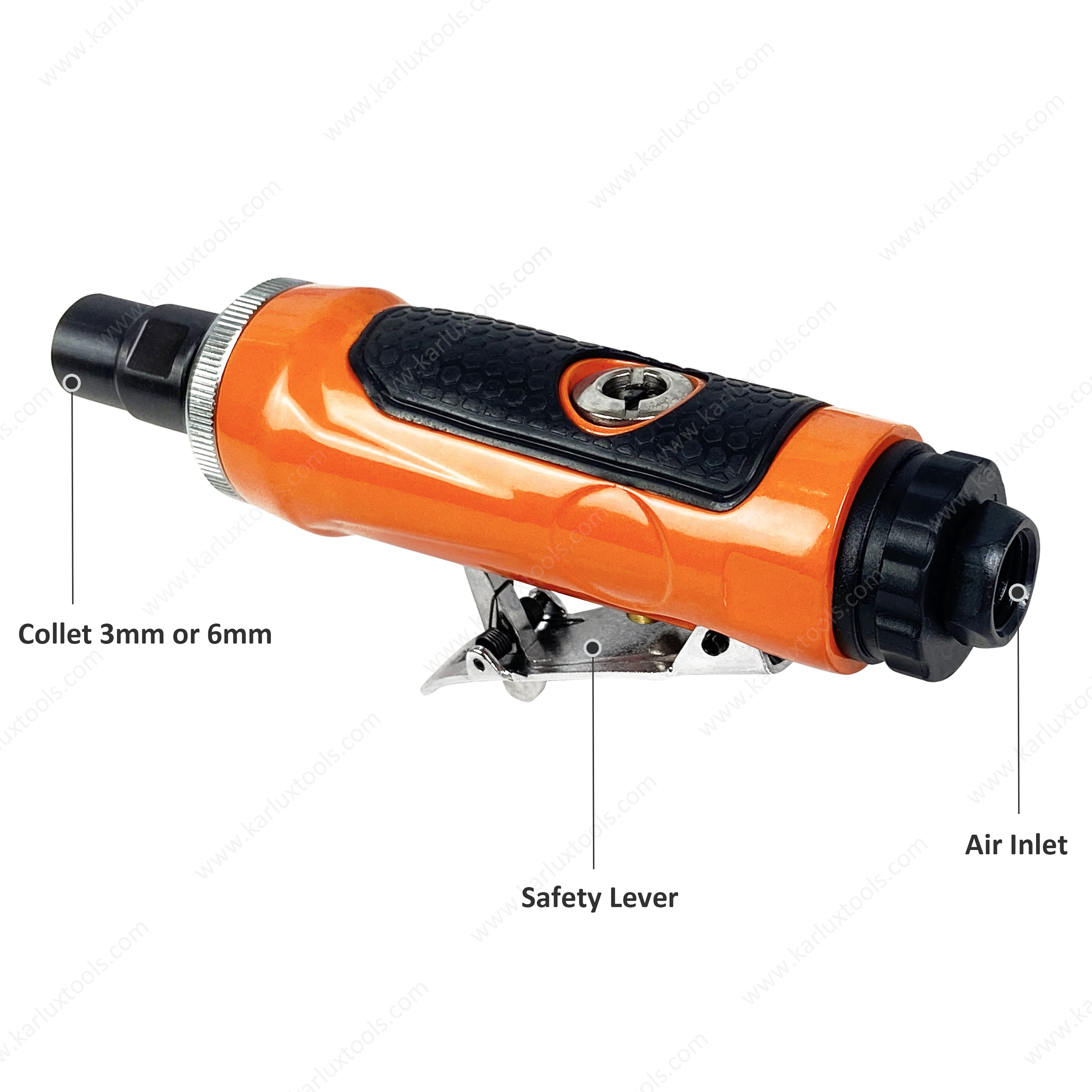 25000RPM Pneumatic Straight Die Grinder Air Die Grinder for Grinding Cutting Polishing Welding Repair Deburring