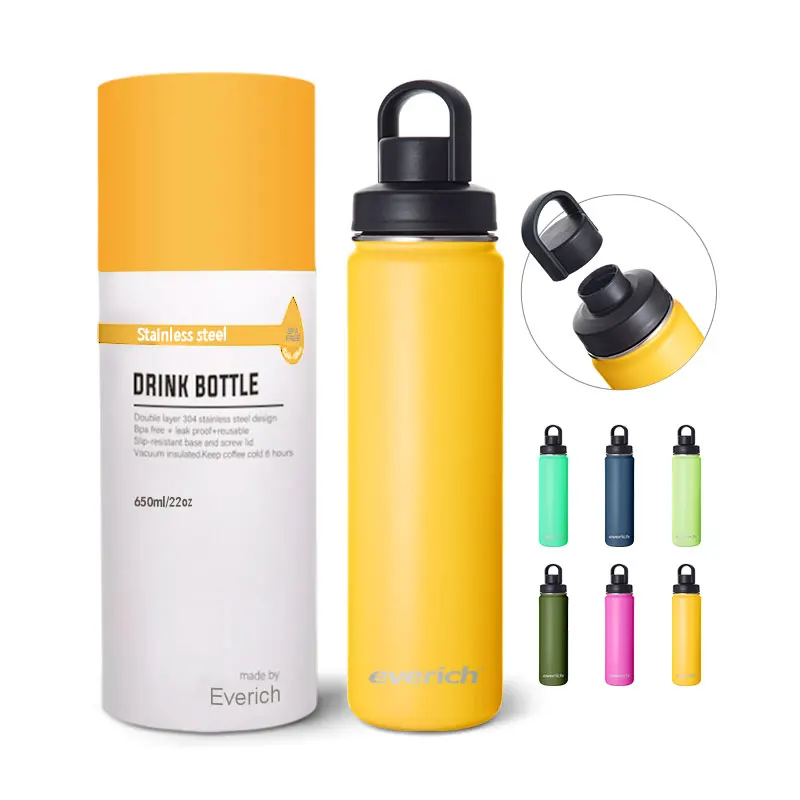 Customized 32oz Sports Water Bottle Insulated Stainless Steel Vacuum Flask with Ice Filter Lid