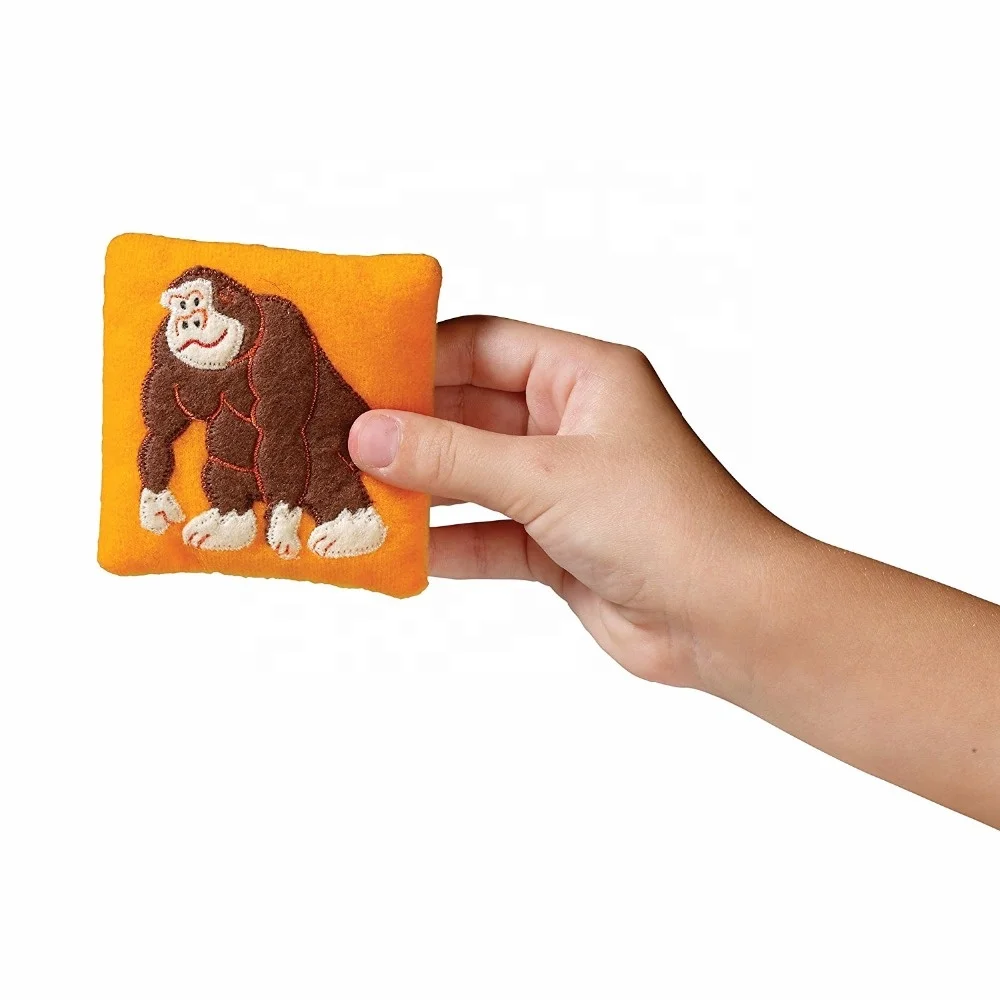 Polyester Children Animals Phonics Beanbags