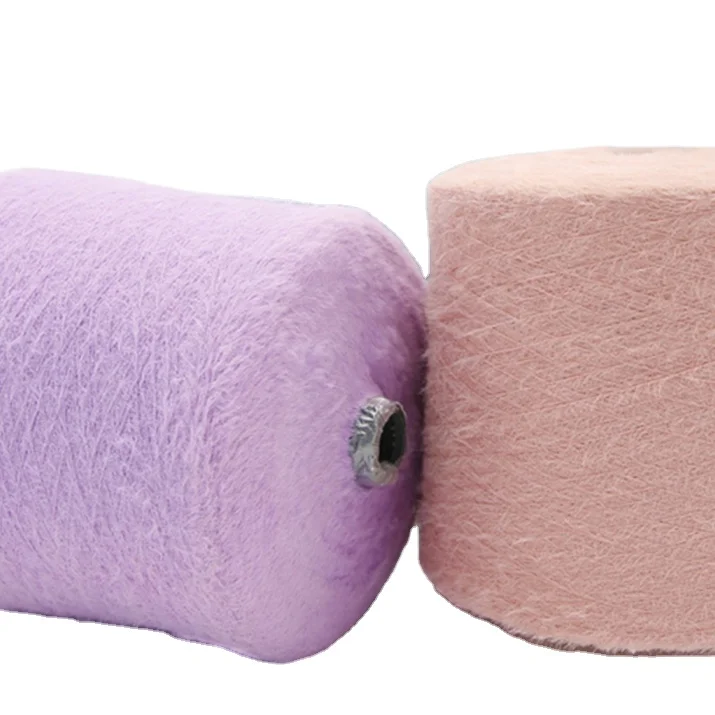 Wholesale Price High Qulity 0.5-0.7 Cm 100% Nylon Mink Yarn Crochet For