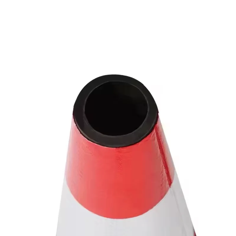 Traffic Cones With Reflective Collars Rubber Construction Manufacture Top Sale Reflective Flexible Traffic Safety Road Cones