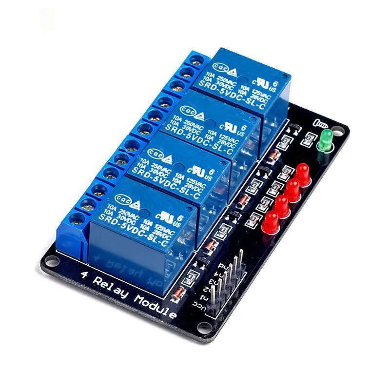 4-Канальный Релейный плата управления с оптопарой. Реле выход 4 способ релейный модуль 5В