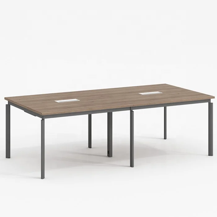 Commercial Office Furniture Modern Luxury Boardroom Office Meeting Room Table 8 10 12 14 16 18 20 Person Conference Table