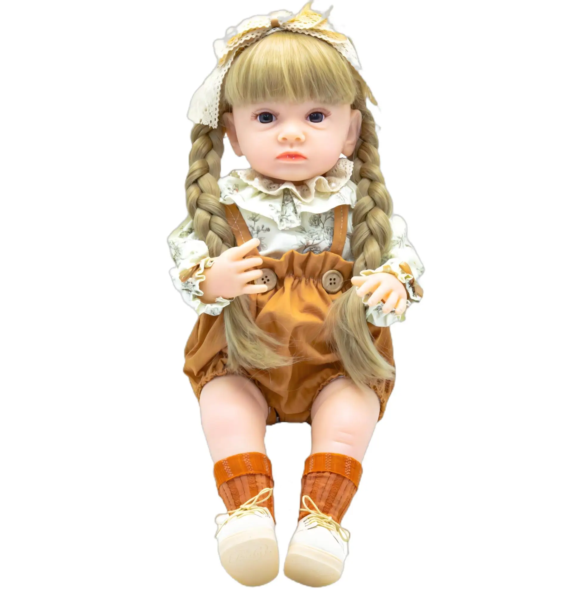Realistic Hot Selling Baby Girl Reborn Baby Doll  Cheap Vinyl Reborn Doll Similar To Human Doll