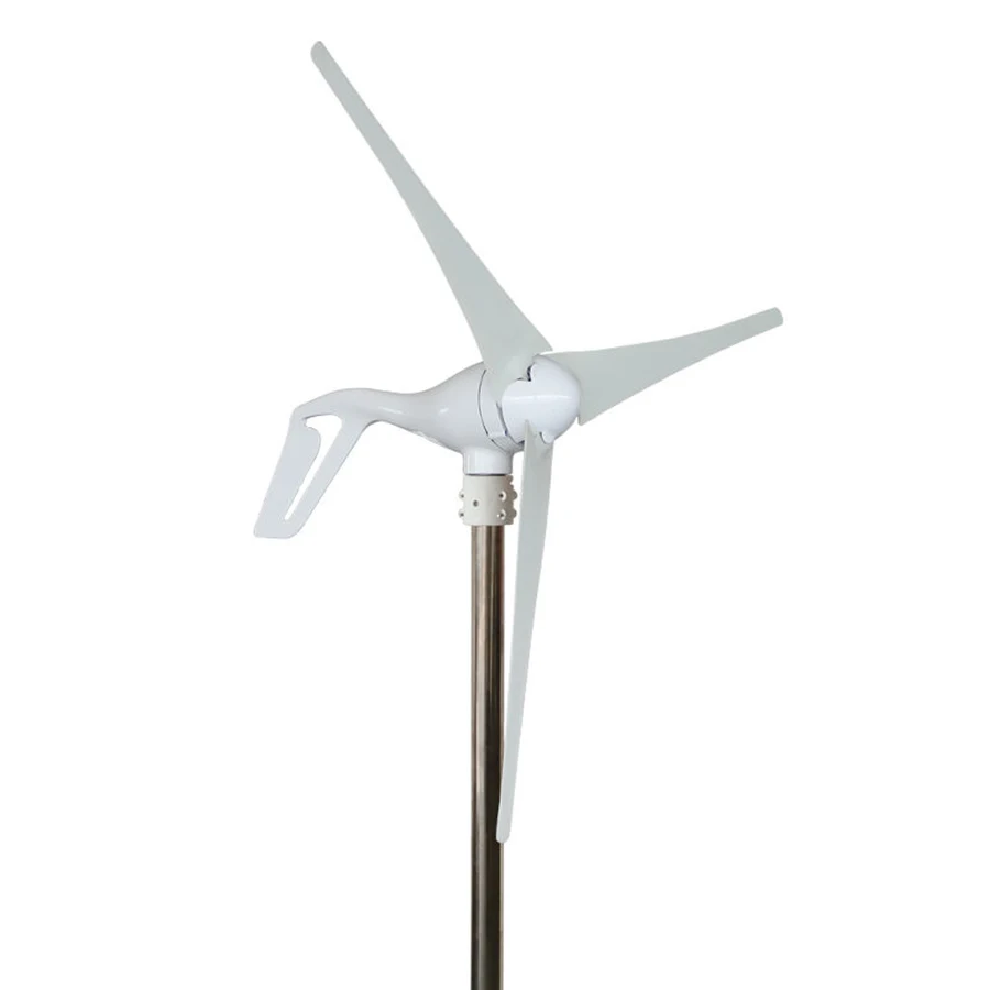 12V 24V 300W Horizontal Axis Wind Turbine Generator for Home Boat and Street