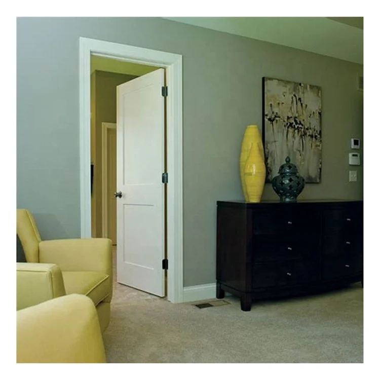 Cheap Price Hollow Core Wood Interior Shaker Style Moulded Door prehung for houses