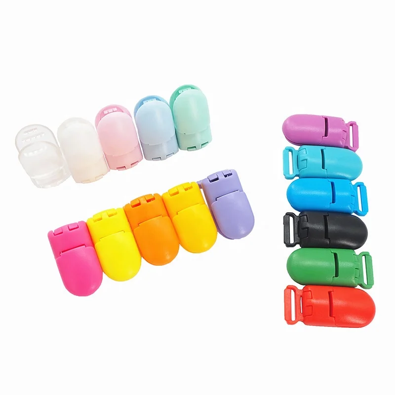 The Hottest Selling Easy To Use Colorful Plastic Pacifier Clips Holder