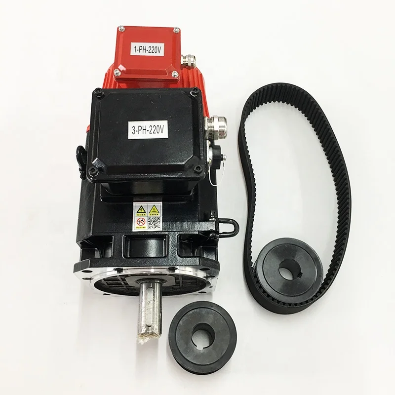 
6000rpm DIA 120mm belt driven A2-4 lathe spindle set 