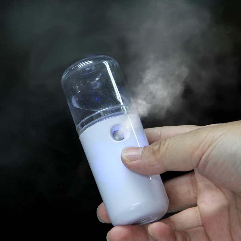 USB Rechargeable Facial Mister Mini Nanospray Mister Face Nano Mist Spray Beauty Bottle Nano Sprayer