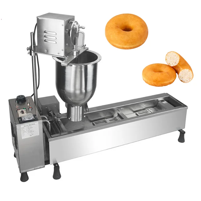 Fully Automatic Small Commercial Industrial Yeast Fryer Donut Maker Making Machine