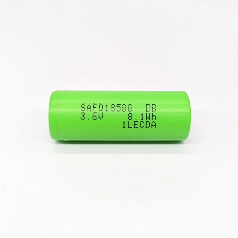 Factory wholesale 18500 3.6V 2400 Mah Li-ion rechargeable battery