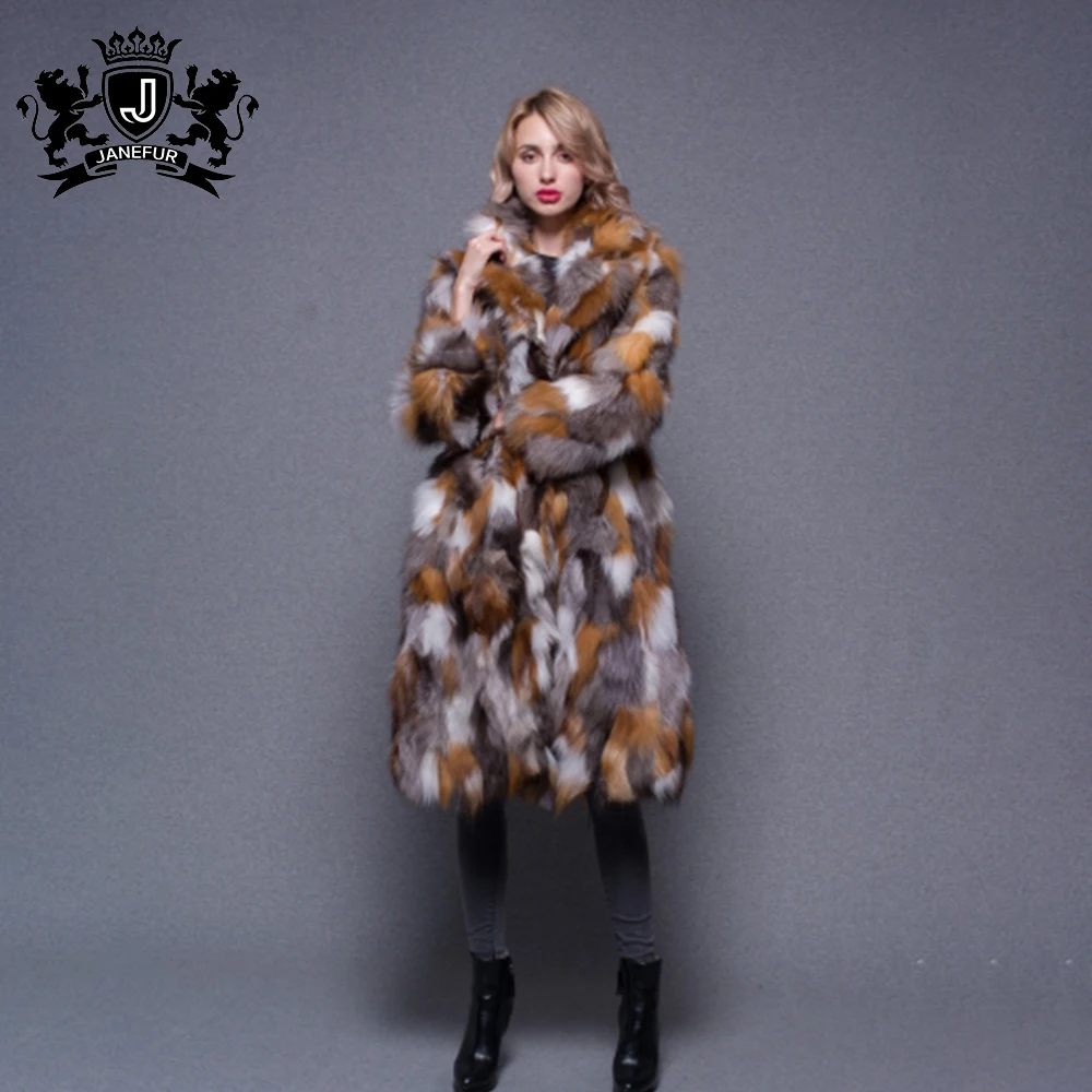 Модное зимнее длинное меховое пальто, женская верхняя одежда из натурального меха, Новое поступление, дешевые меховые пальто