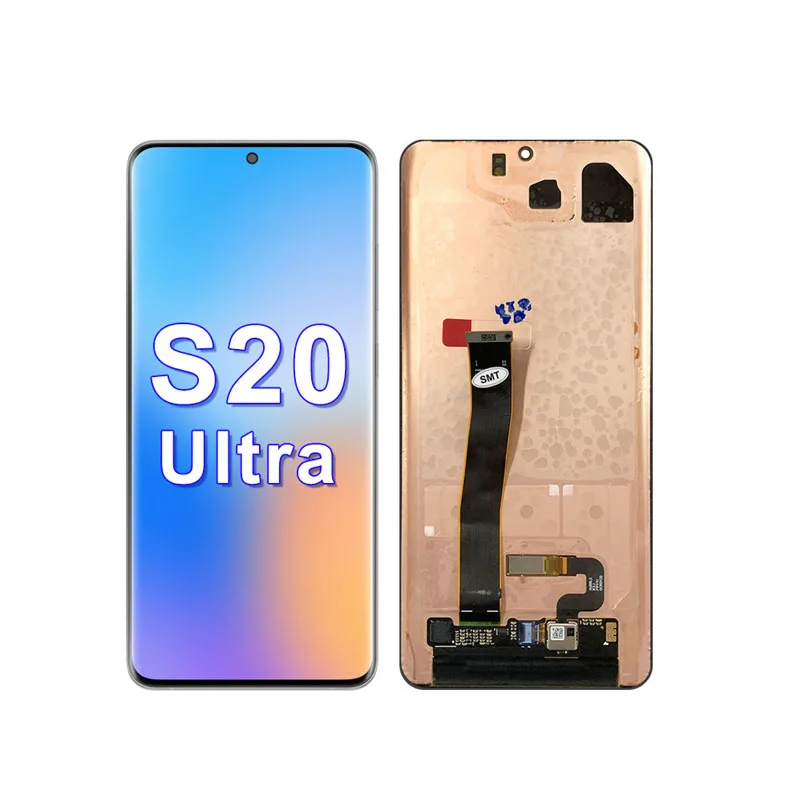 S20 Ultra mobile phone lcds 100% original 6.9 inch lcd display For Samsung Galaxy S20 Ultra SM-G988B/DS LCD Display